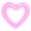 Neon_heart_emoji emote
