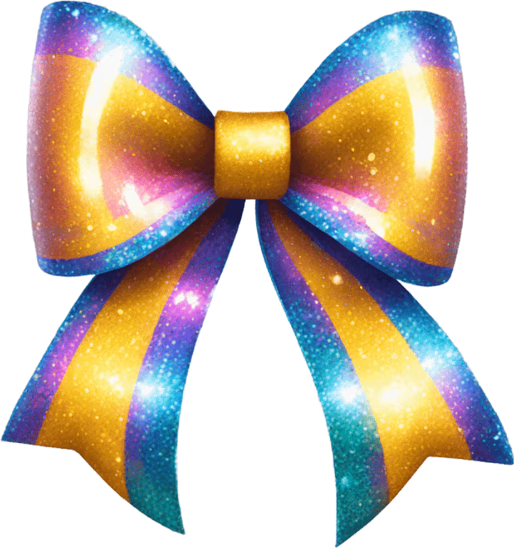 Glitterbow emote