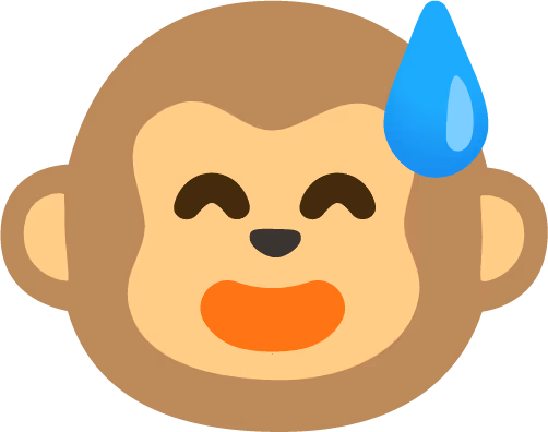 Sweat_Smile_Monkey emote