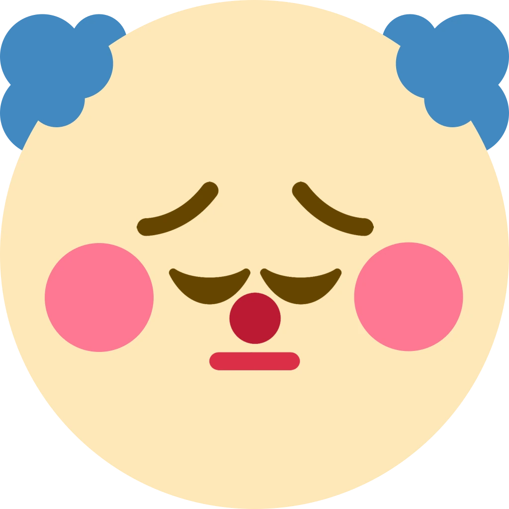 pensive_clown_2 emote