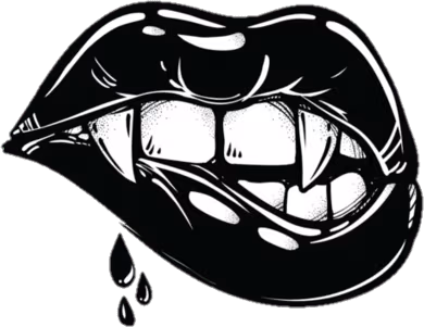 BlackVampyLips emote