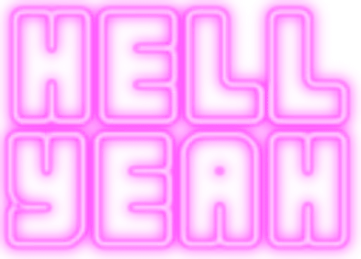 HellYeahNeon emote