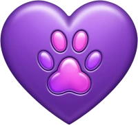 Purple_paw_heart emote