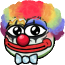 pepe_clownblink animated emote