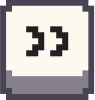 pixel_symbol_quote_right emote