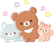 chairoikoguma_friends emote