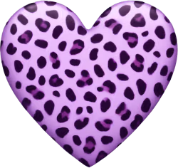 Pinkleopardheart emote