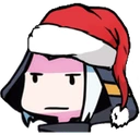 AsheDisapproveSanta emote