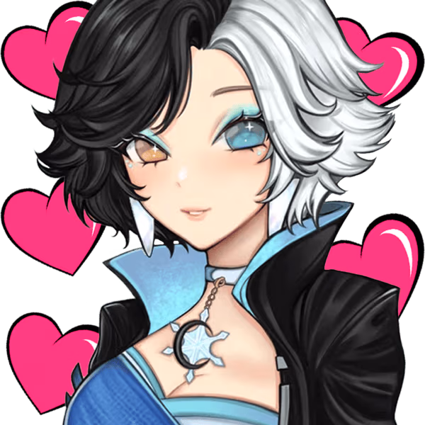 LunaSnowHearts emote