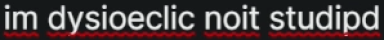 dyslexia