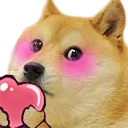 dogeheart emote