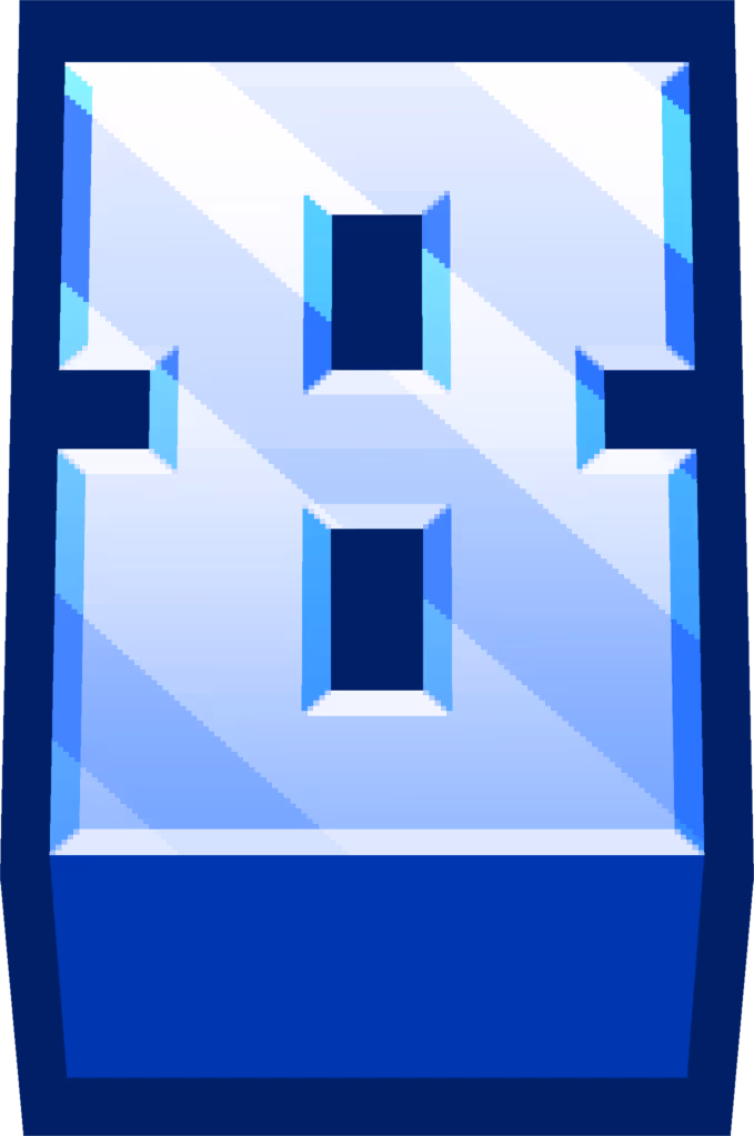 minecraft_blue_8 emote