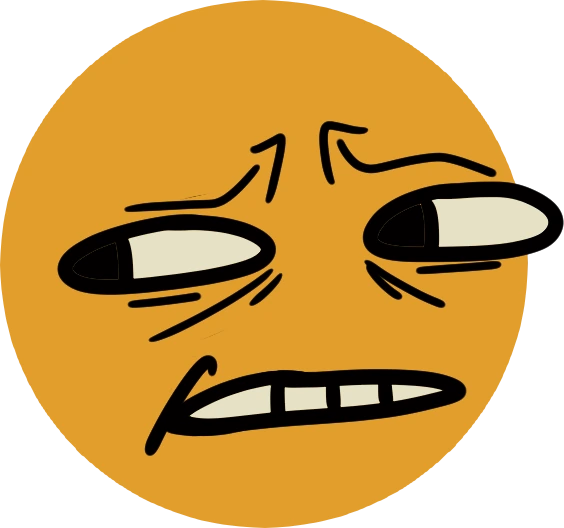 Cringe emote
