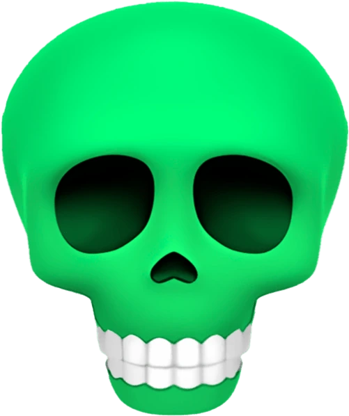 GreenSkull emote