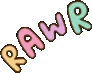 RAWR emote