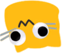 blobcatgooglyupsidedown emote