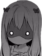 sagiri_kowai emote