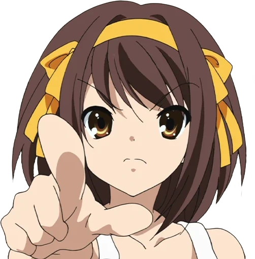 haruhi_indicate emote