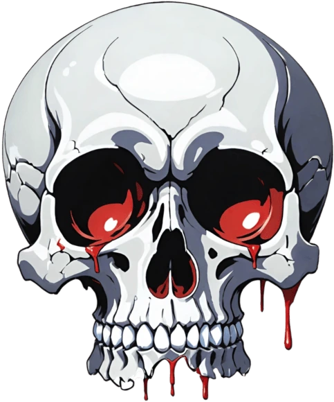 BloodSkull emote