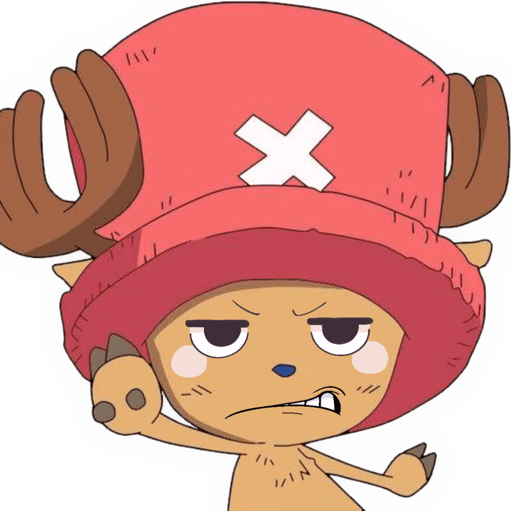 Chopper_Annoyed emote