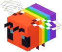 PrideFlagMCBee emote