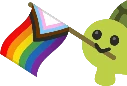 LGBTProgressTurtle emote