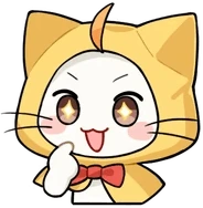 MomoMouthPoint emote