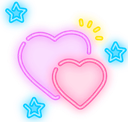 NeonHearts emote