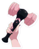Blackpinklightstick emote