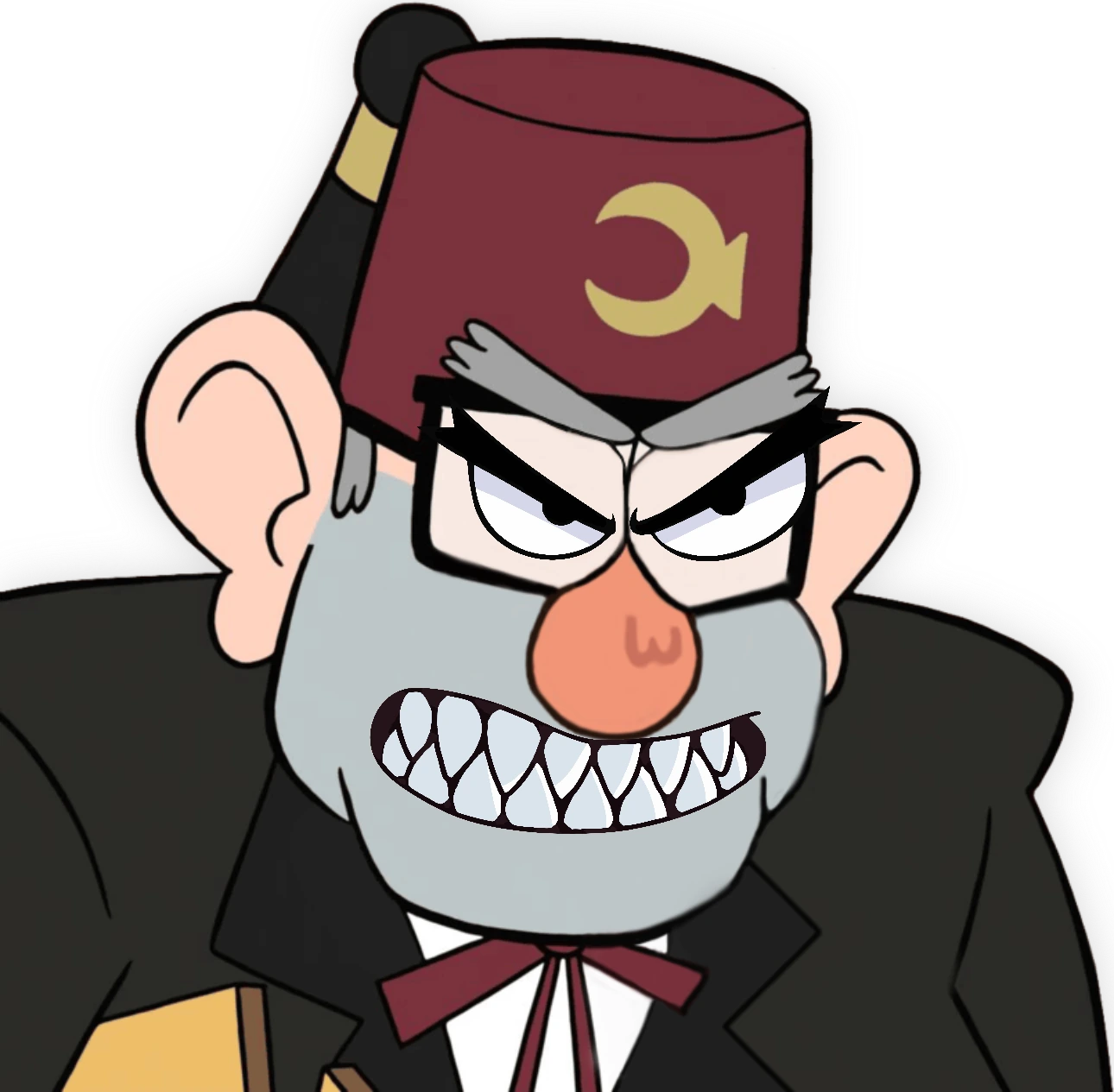 GrunkleStan_Mad emote