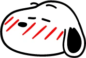 snoopy_blush emote