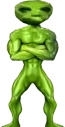 AlienUnpleased emote