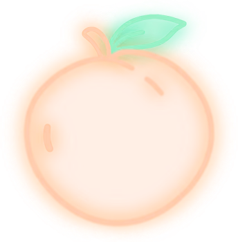 neon_peach_v2 emote