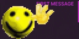 hiFirstTimeChatter emote