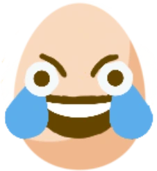 Cryinglaughingegg emote