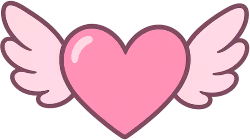 Girlyheartwithwings emote