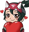 KirikoHeart emote