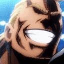 allmightSMILE animated emote