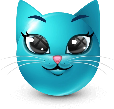 Joobi_Cat_Light_Blue emote