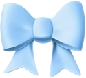 pastelbluebow emote