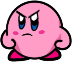 AnnoyedKirby emote