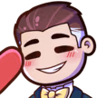 InvisReedHeart emote