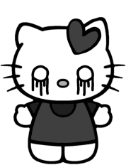 Gothhellokitty emote