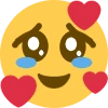 CryingHappyInLove emote