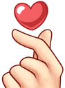 FingerHeart emote