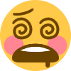 dizzy_swirl_drool_blush emote