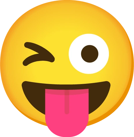 WinkingFacewithTongueEmoji emote