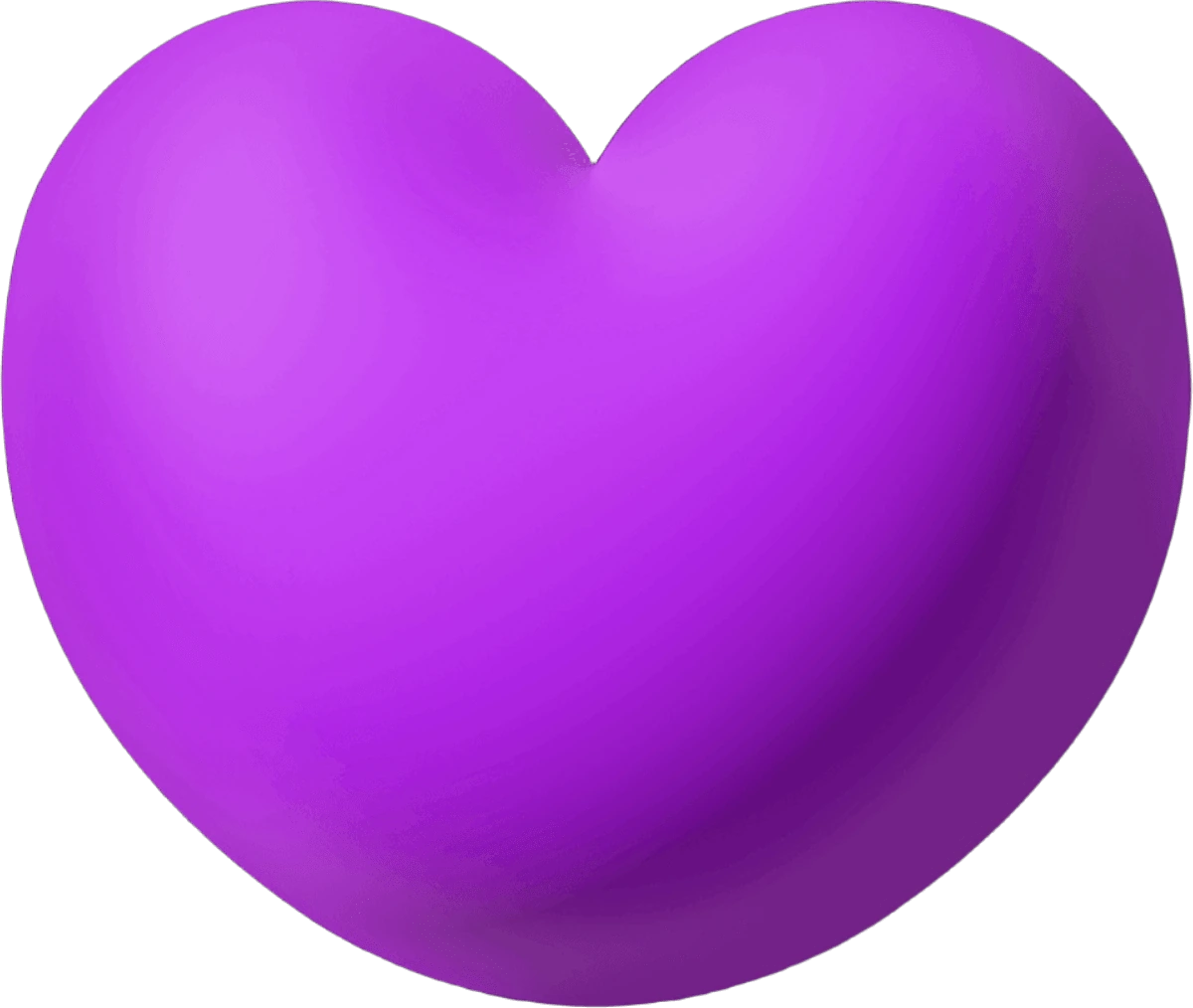 3DHeartPurple emote