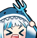 GawrGuraAngry emote