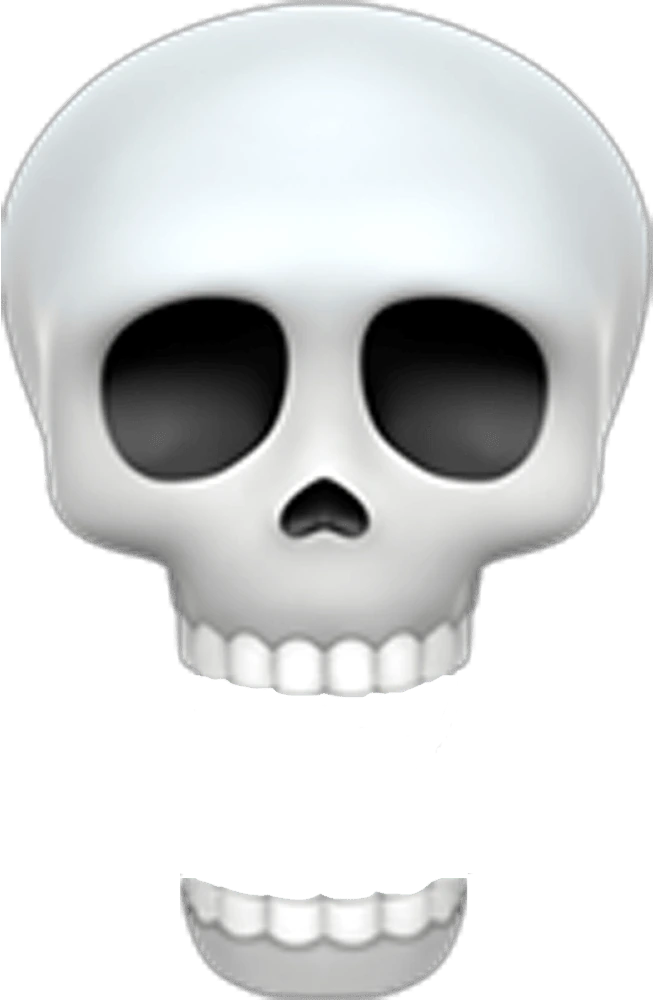 Skull_JawDrop emote